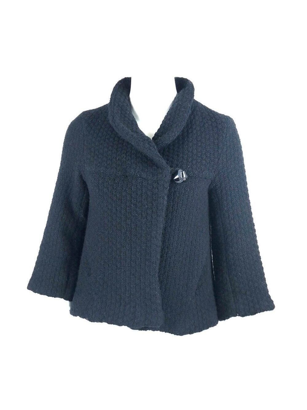 Guc - Free People Lamb Wool Pea Coat/ Jacket Small